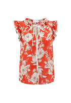 Christy Lynn Nadya Top - Red Magnolia