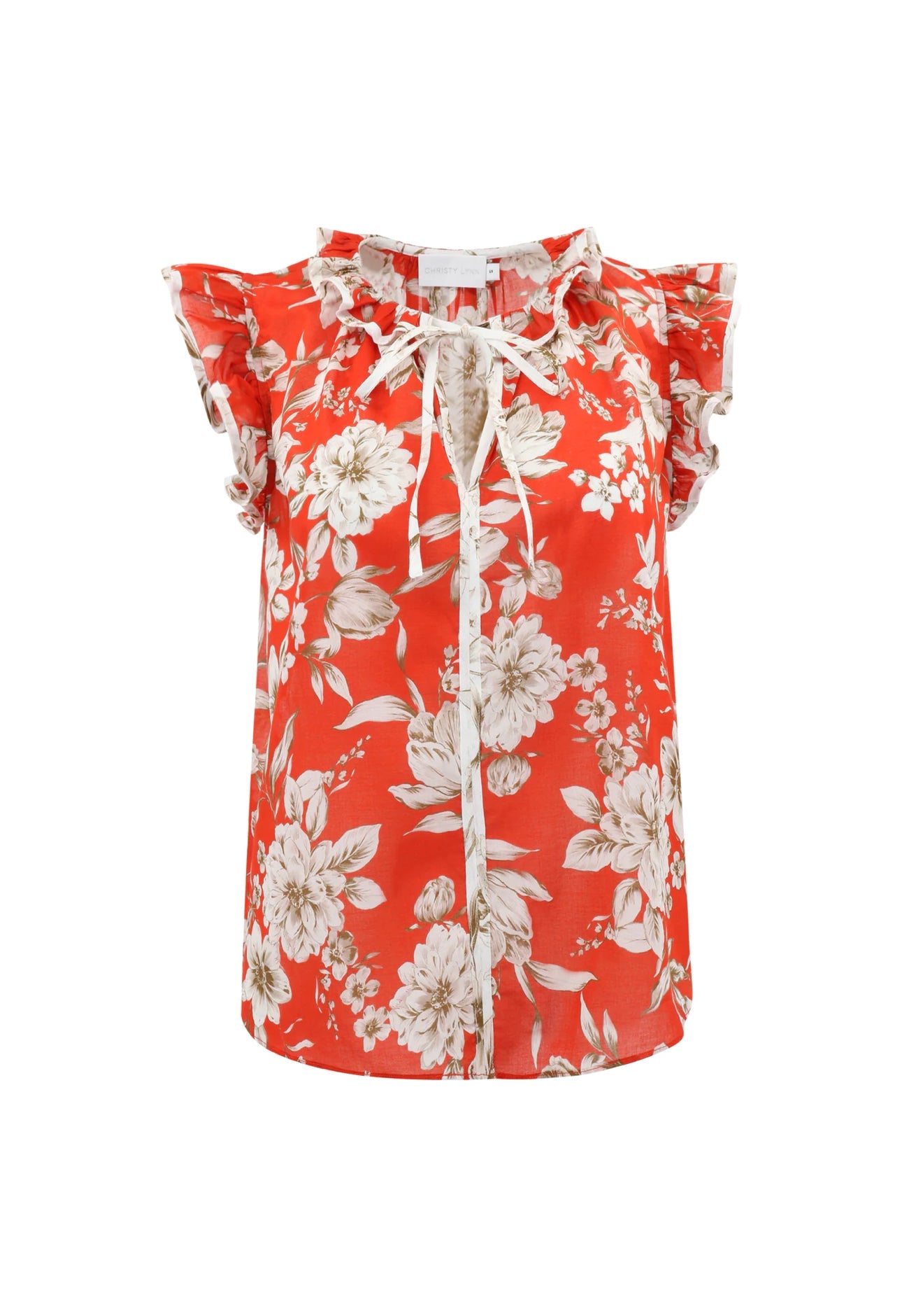 Christy Lynn Nadya Top - Red Magnolia