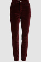 DL1961 Chrissy Ultra High Rise Skinny - Maroon