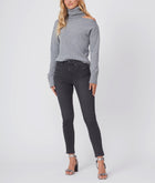 Paige Raundi Sweater – Heather Grey