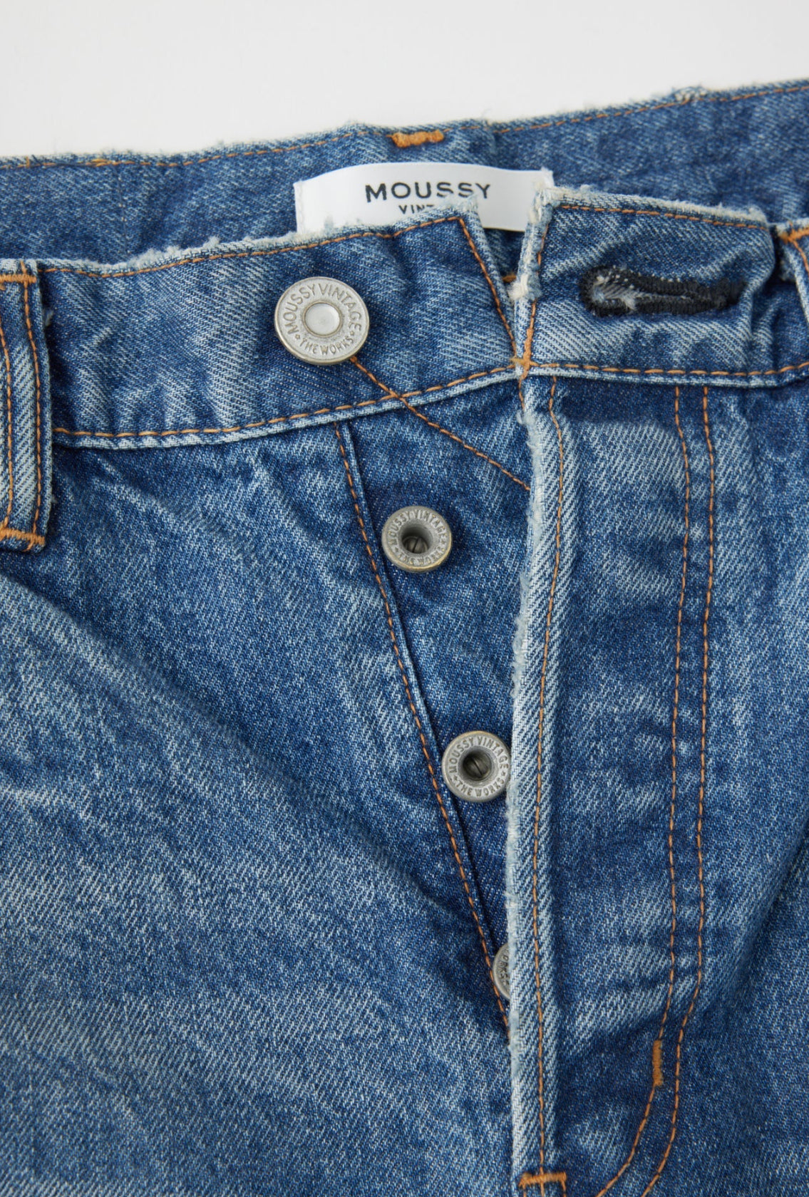 Moussy Vintage Ridgecrest Wide Straight - 110 Blue