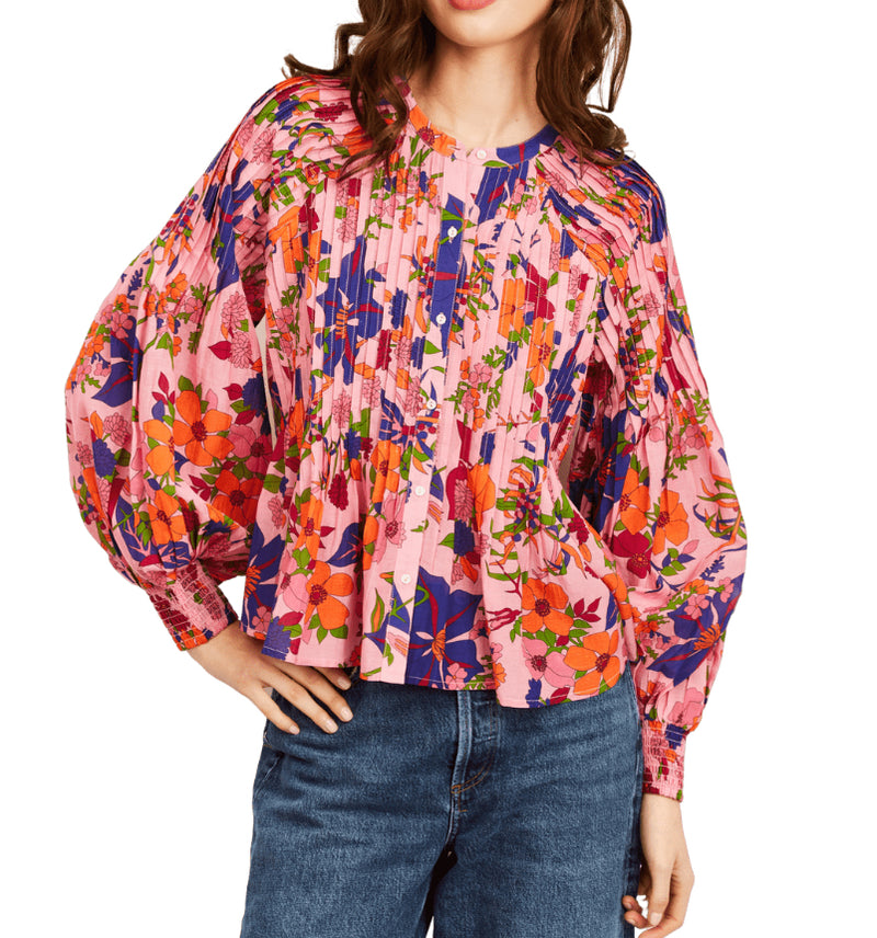 Love the Label Danielle Long Sleeve Blouse - Joplin Floral