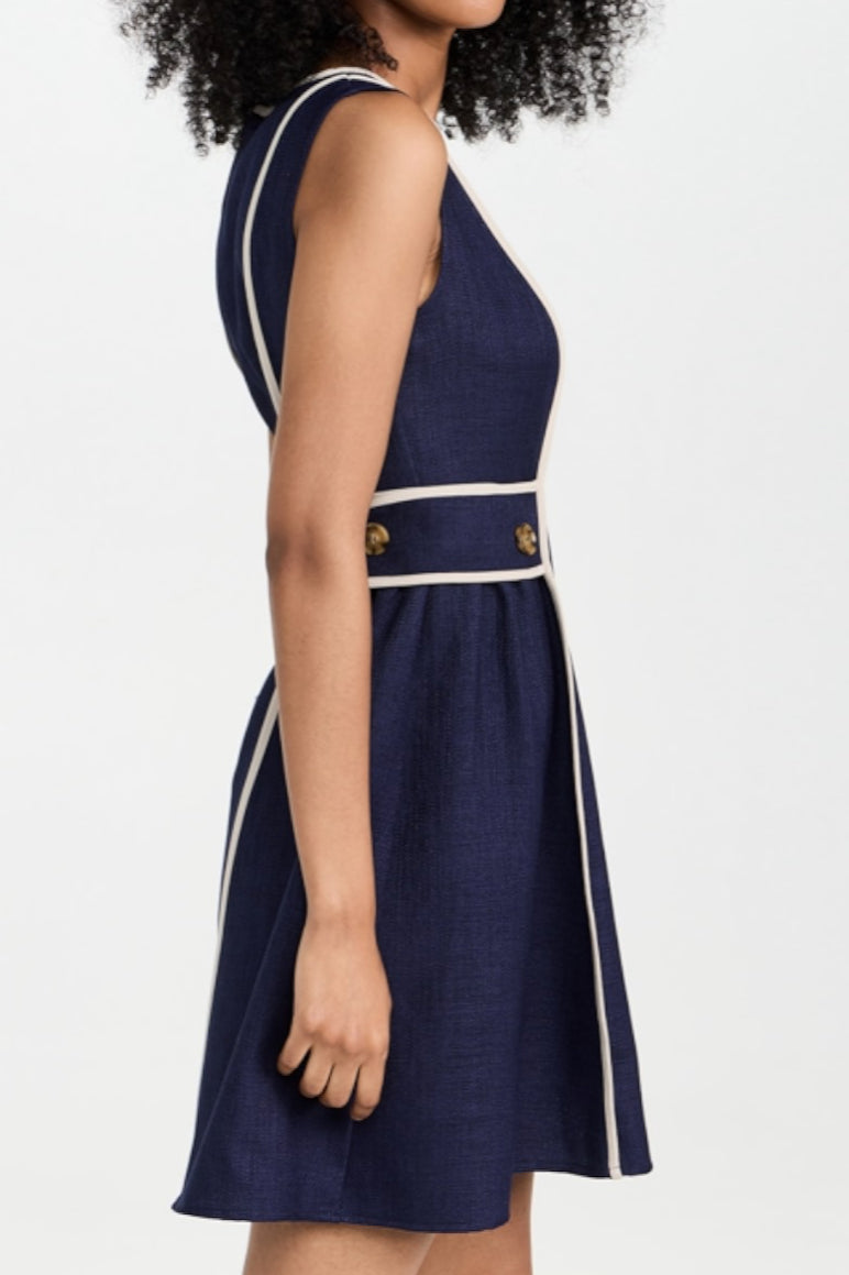 Shoshanna Samara Dress - Navy