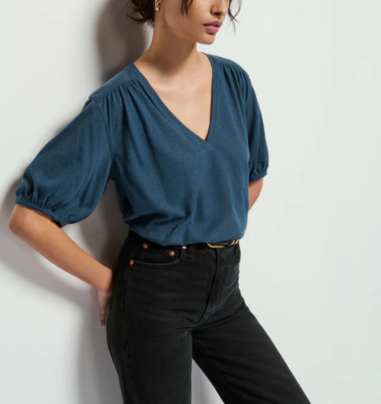 Nation Ltd Edie Top - Midnight Navy