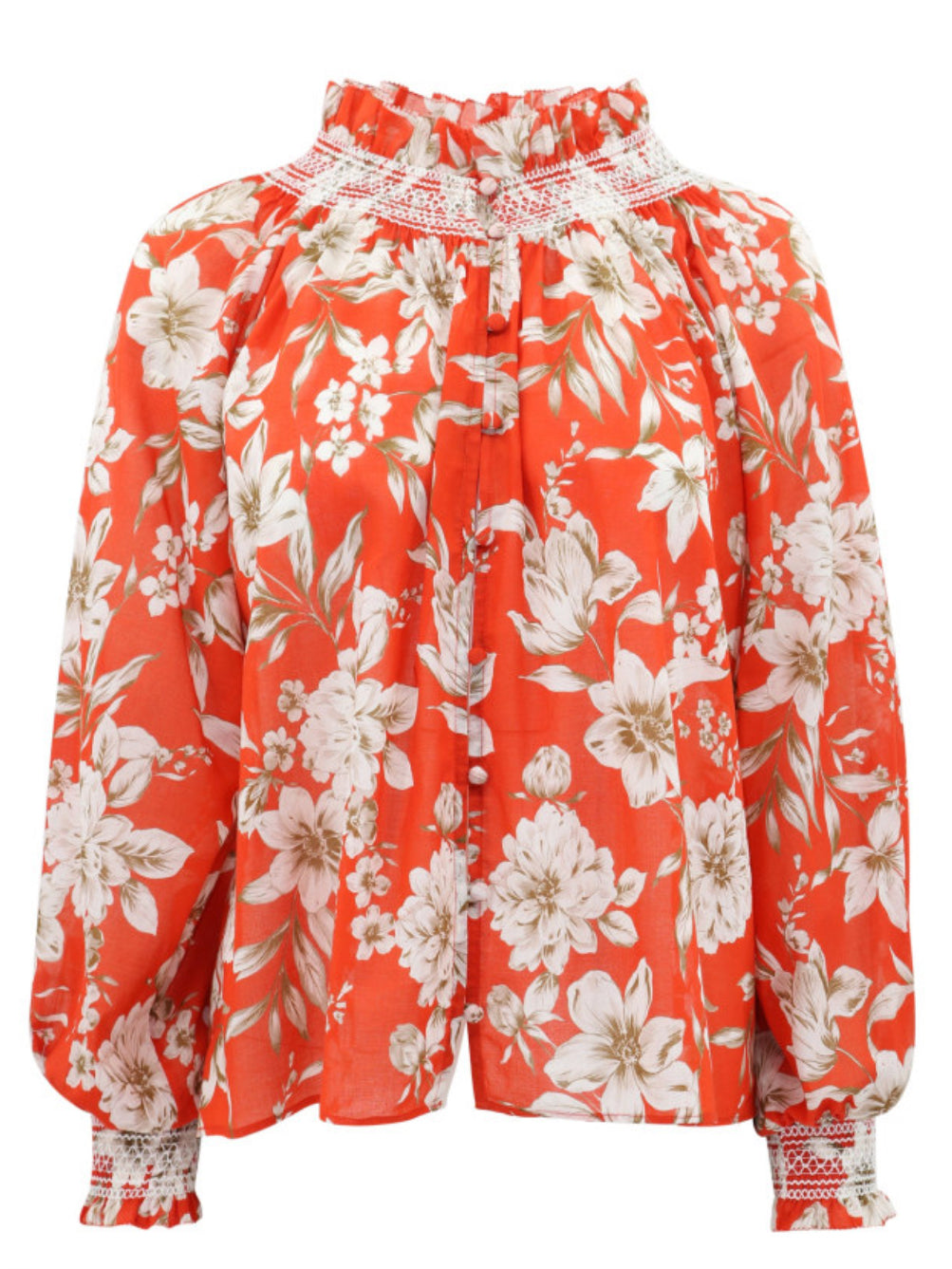 Christy Lynn Andrea Blouse - Red Magnolia