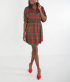 Emily McCarthy Palmer Dress - Tartan Cheetah