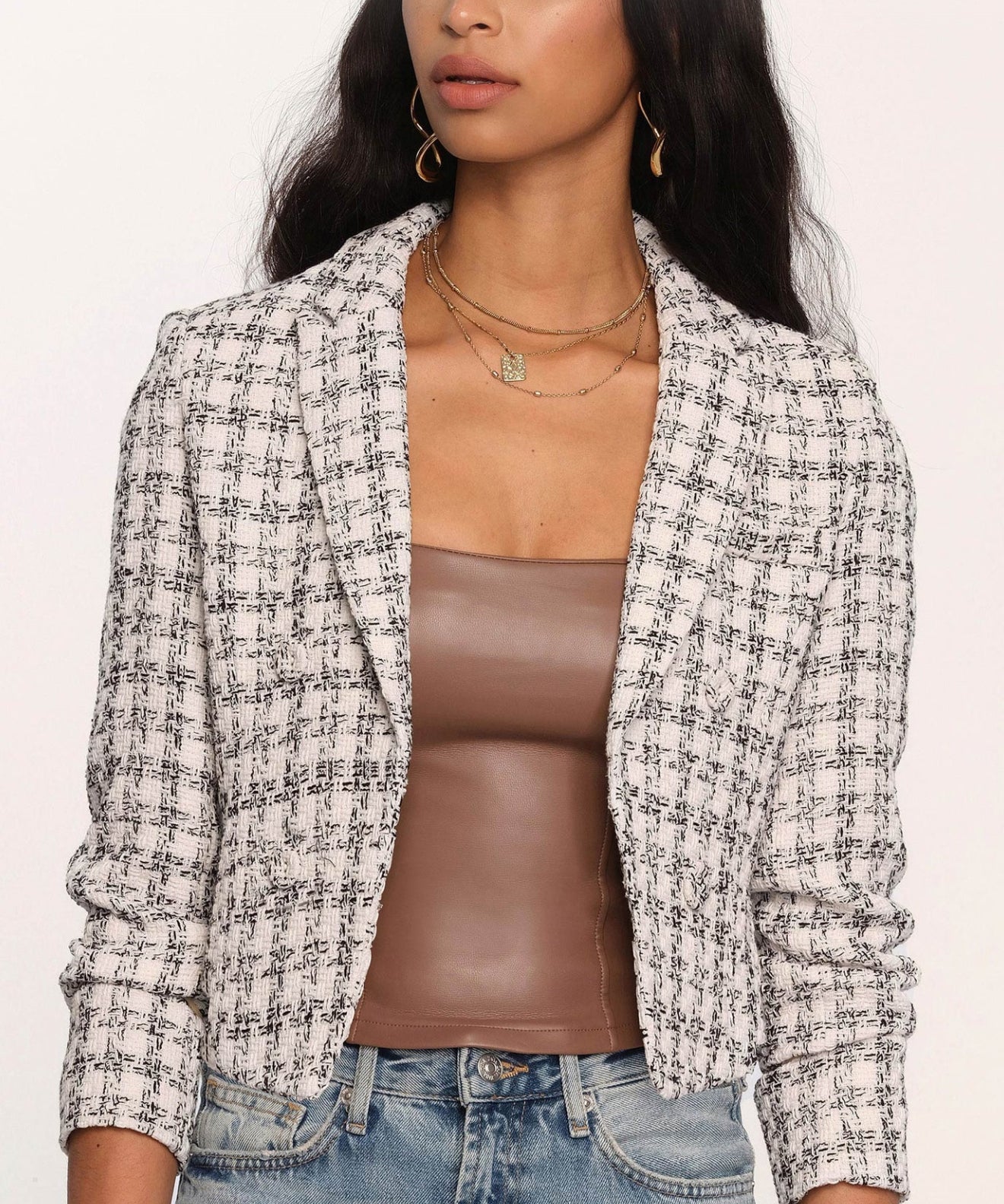 heartloom Lupin Blazer - Tweed Cream