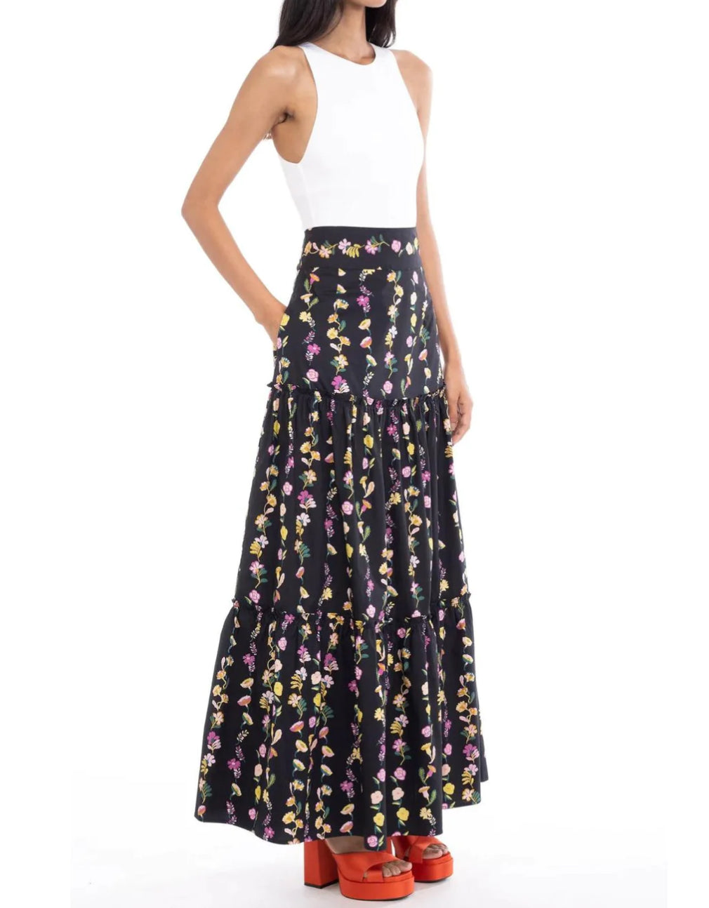 Banjanan Discovery Skirt - Floral Onyx