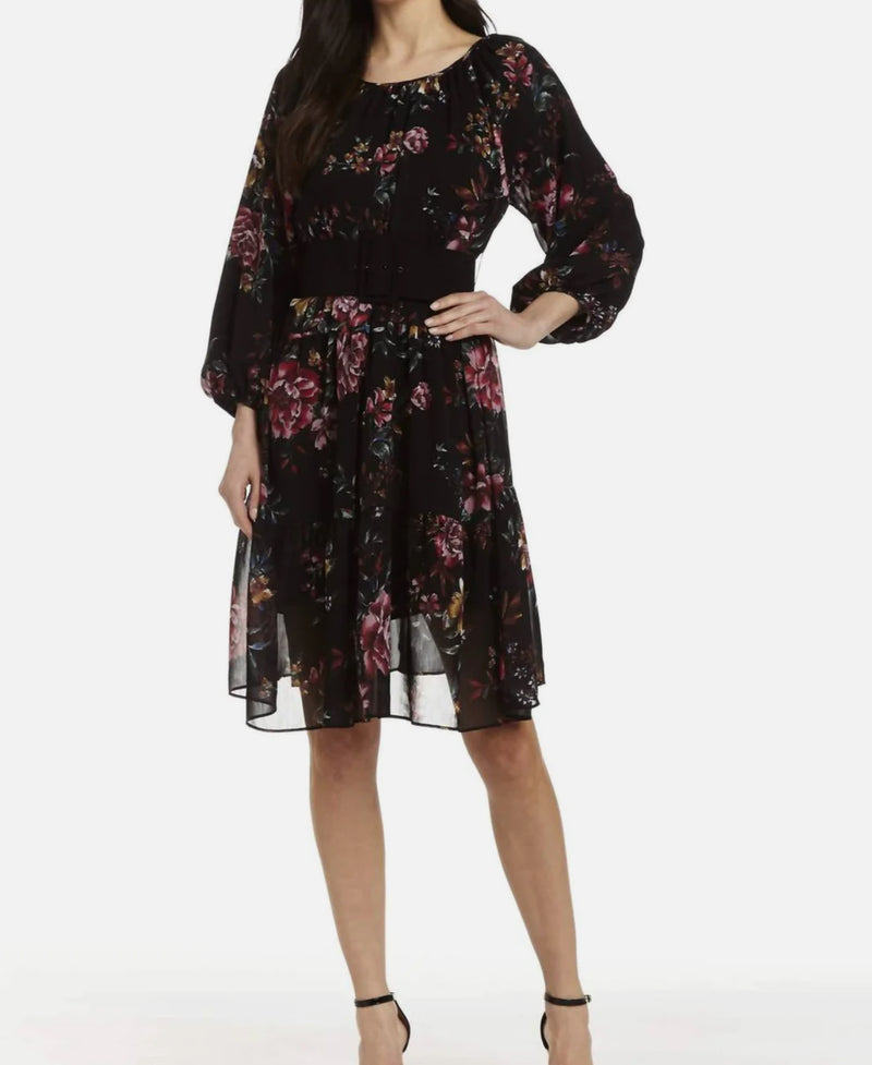 DREW Reynolds Dress With Belt - Autumn