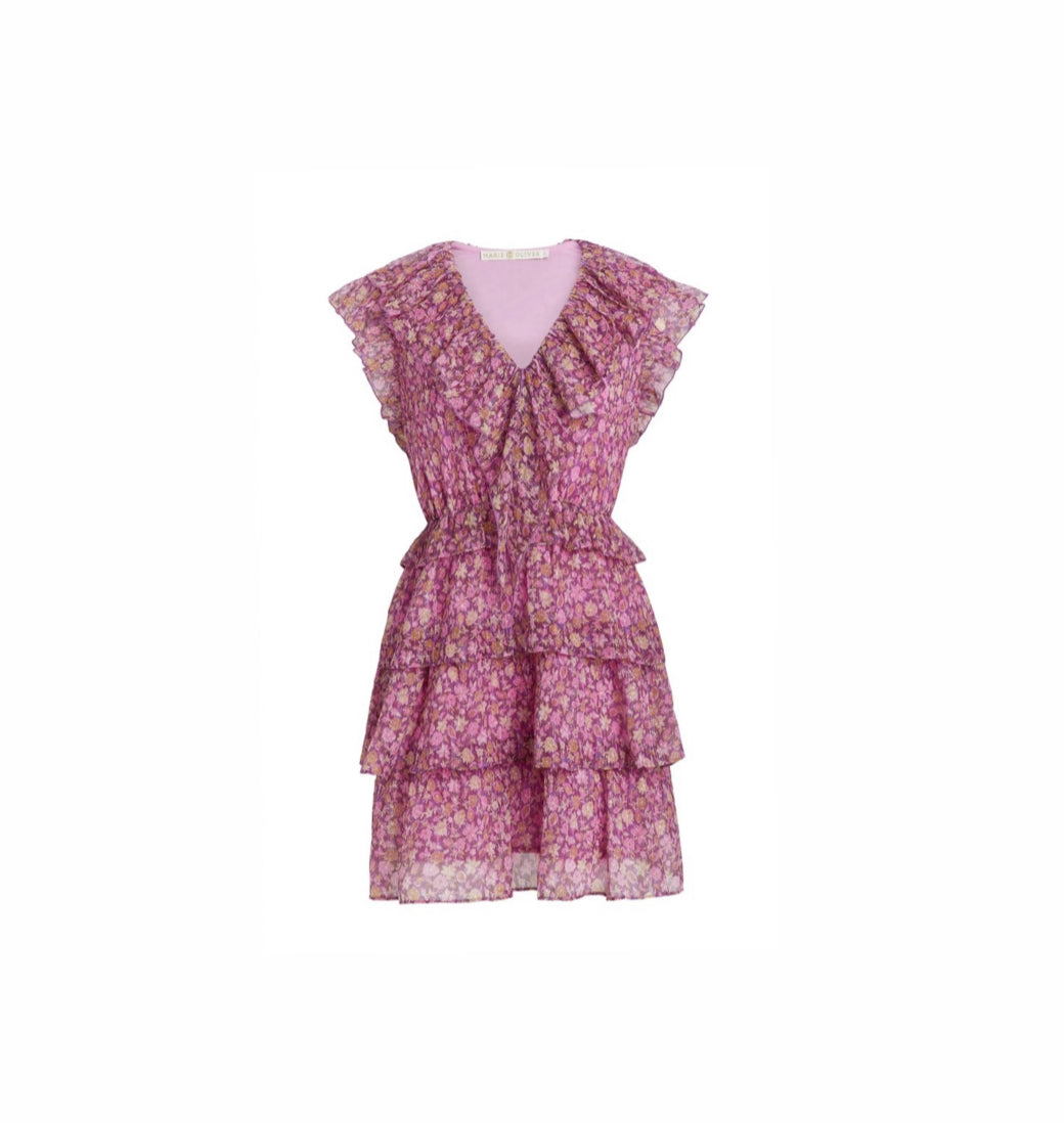 Marie Oliver Gemma Dress - Dahlia Fleur