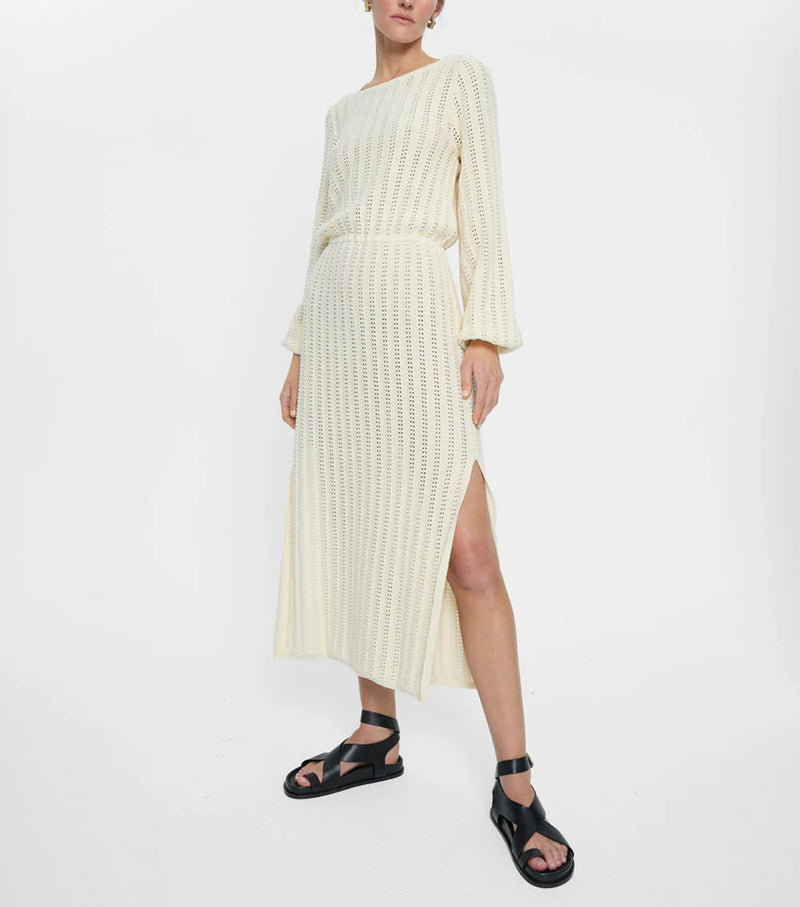 Kivari Noa Knit Dress - Ivory