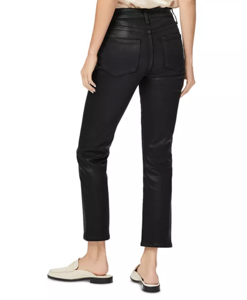 Paige Cindy Jeans - Black Fog Luxe Coating