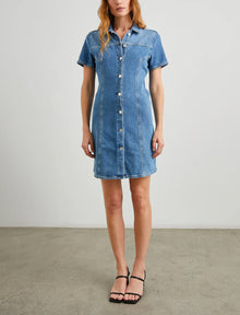 Rails Pasadena Dress - Cadet Blue