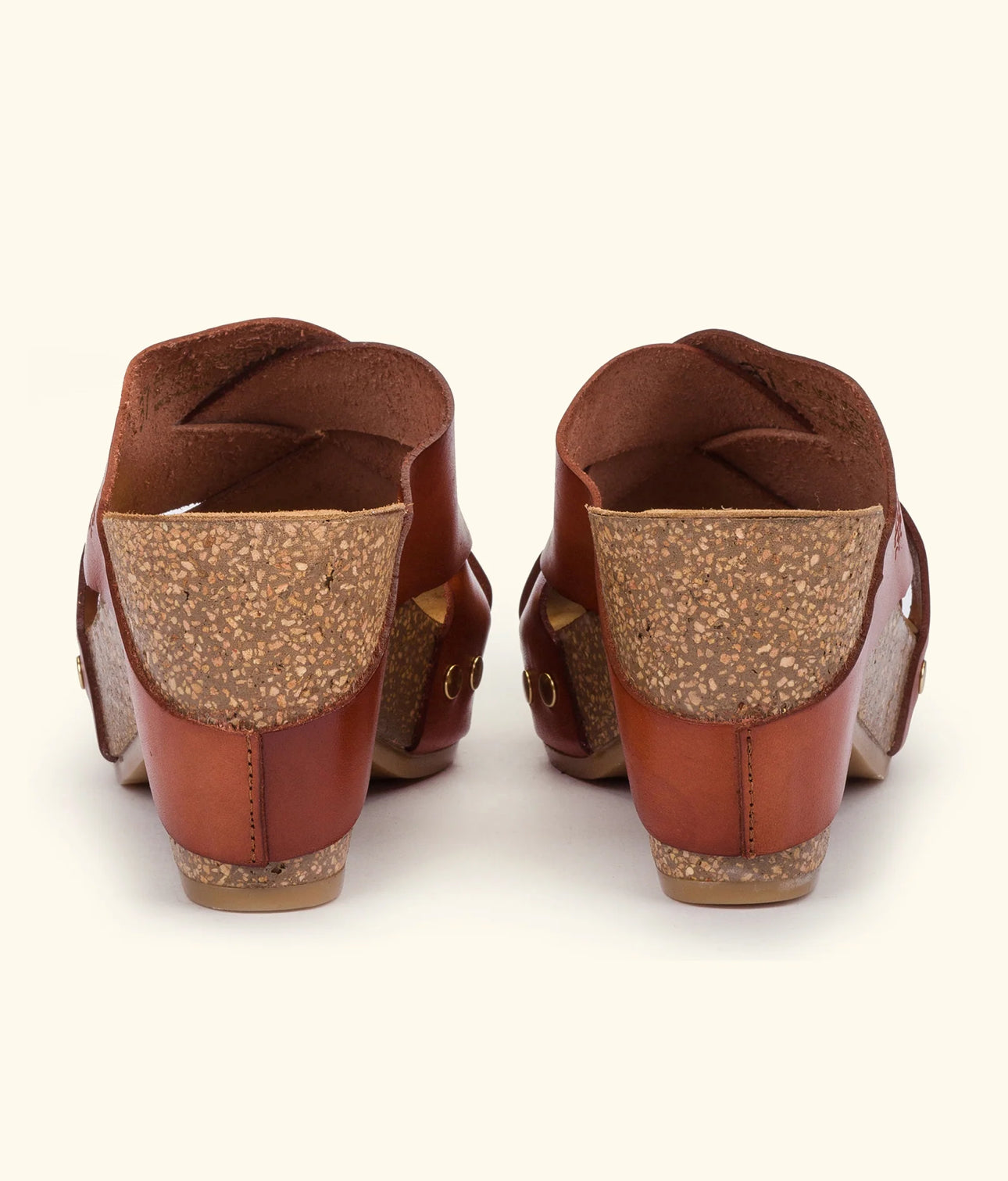 nassima Kilda Wedge Sandal - Brown