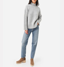 Vince Rib Mock Neck Sweater