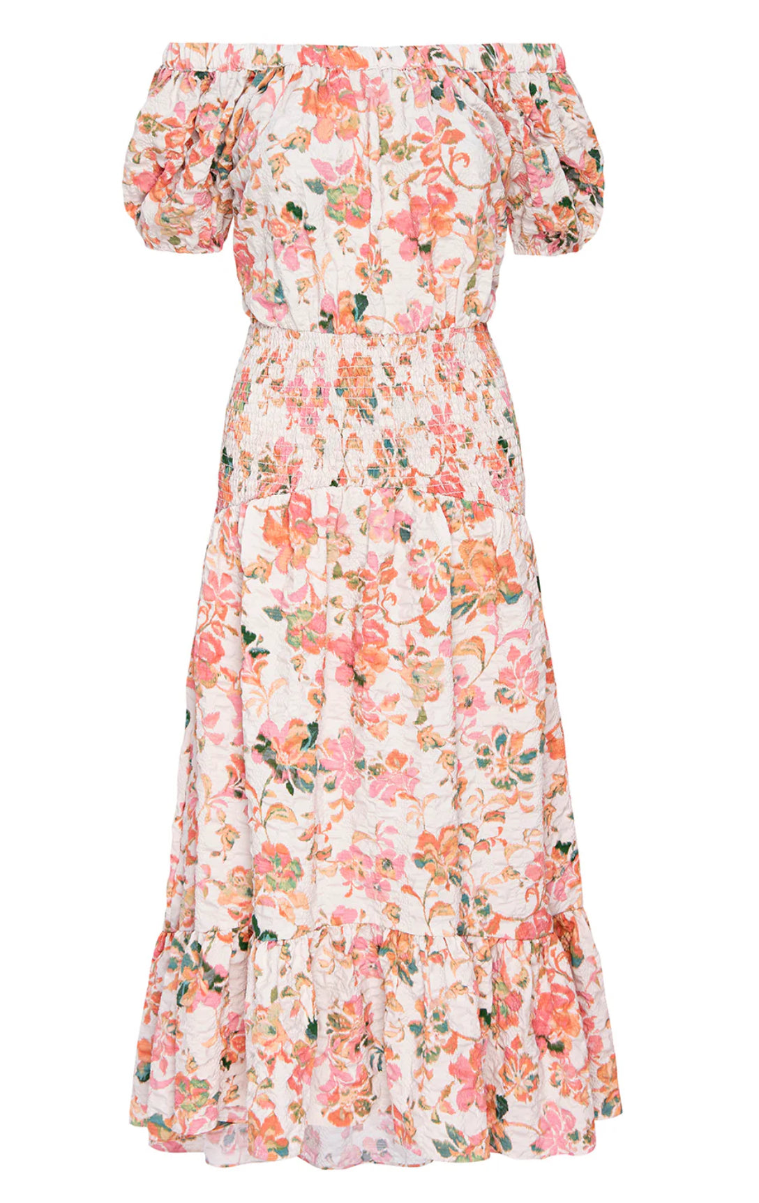 MISA Paola Dress - Persimmon Crinkle