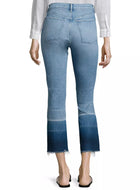 3x1 Shelter Mid-Rise Straight-Leg Cropped Jeans - Spectrum