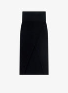 IRO Enola Knit Wrap Skirt - Black