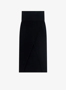 IRO Enola Knit Wrap Skirt - Black