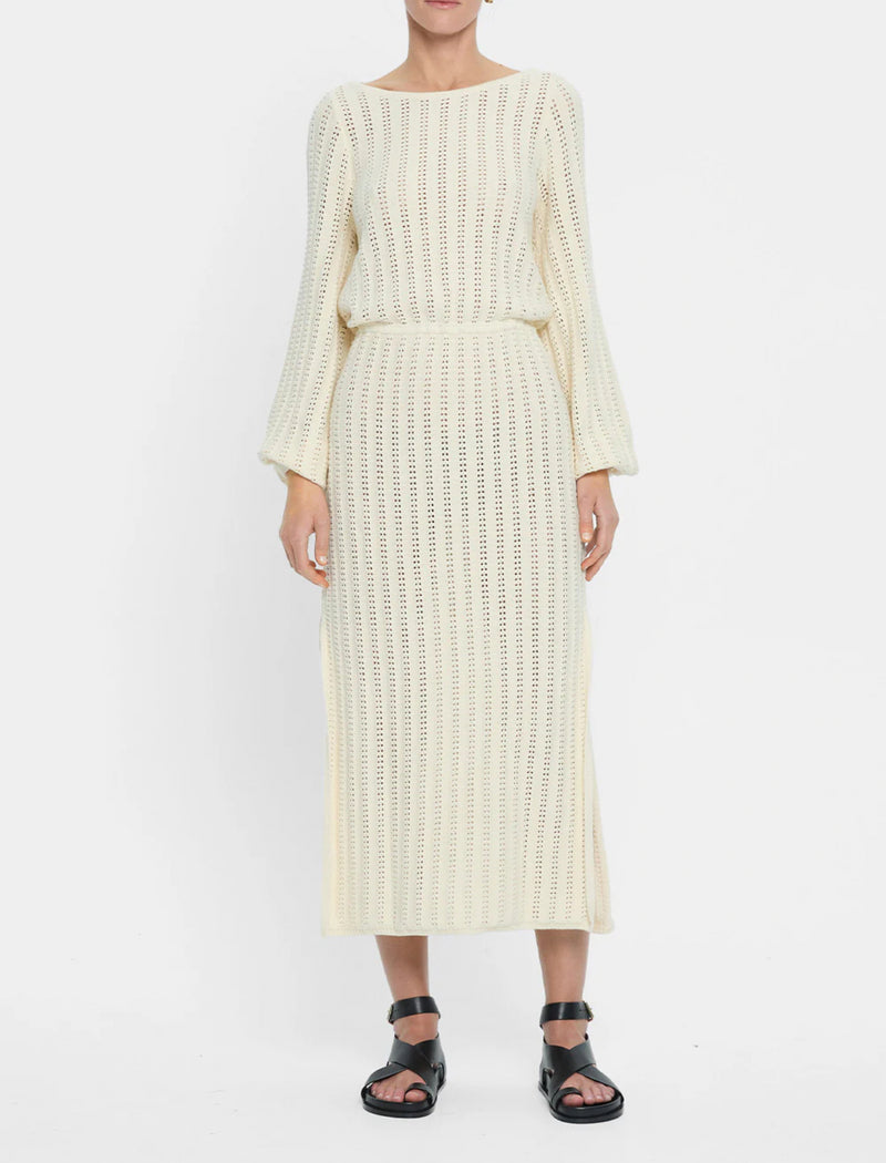 Kivari Noa Knit Dress - Ivory