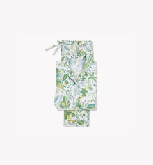 Matouk Luca Pajama Set - Pomegranate Citrus