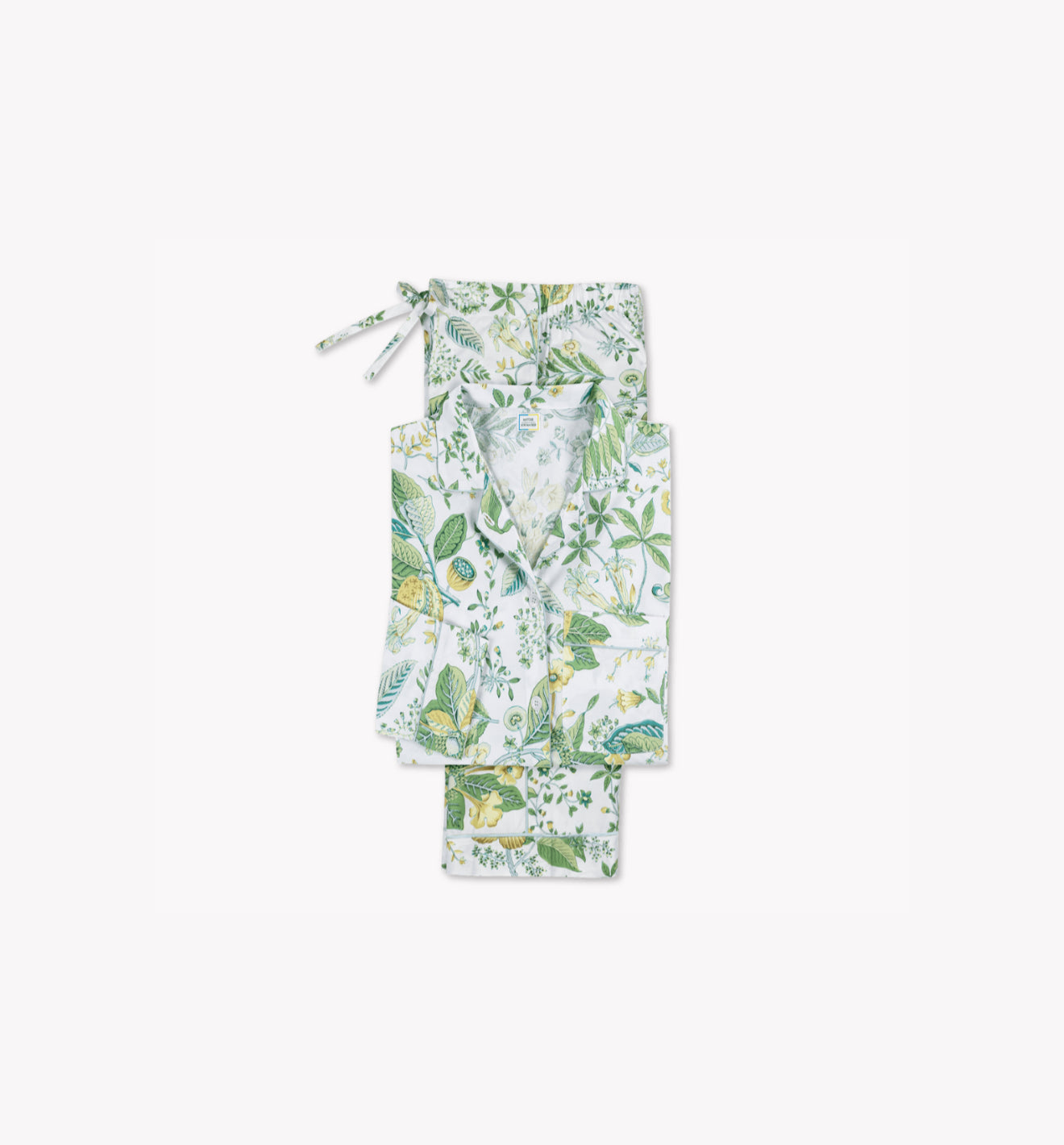 Matouk Luca Pajama Set - Pomegranate Citrus