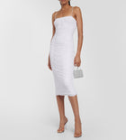 Rotate Birger Christensen Crystal Embellished Dress - White