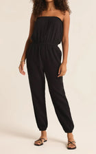 Z Supply Kiara Gauze Jumpsuit - Black