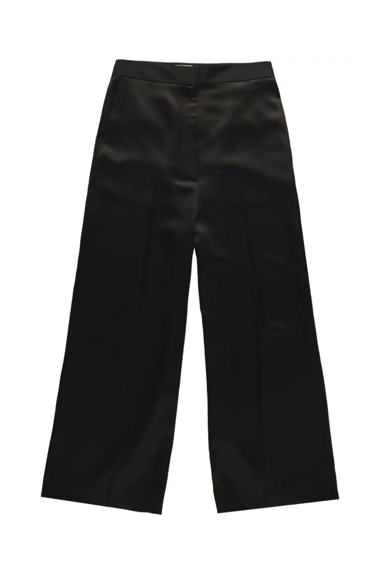 KHAITE The Banton Satin Pant - Black