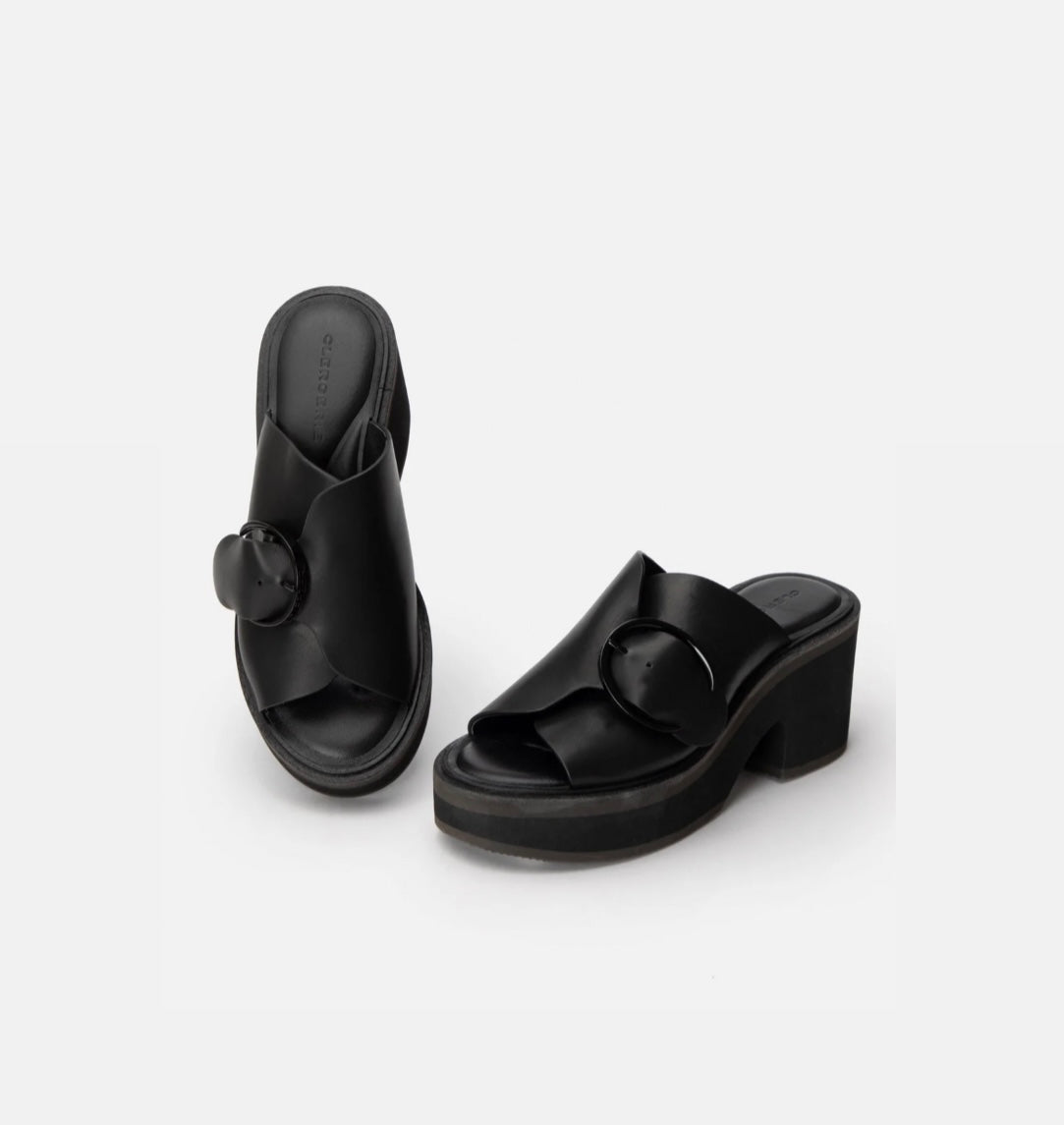 Clergerie Cash Mule - Black