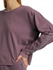MOTHER Move It Twister Top - Mauve