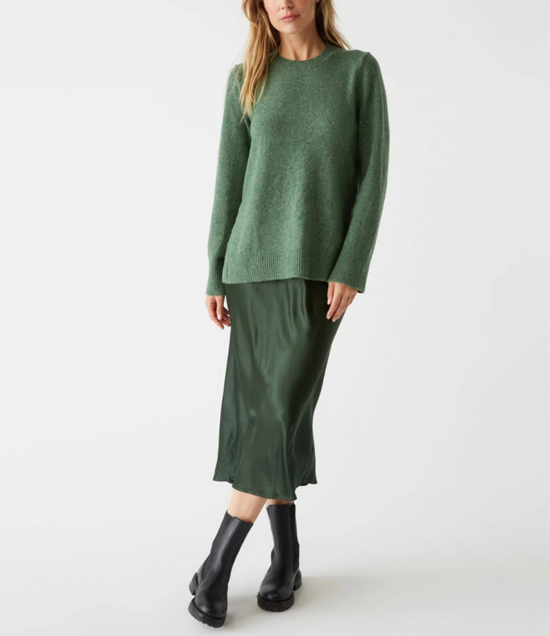 Michael Stars Imogen Crewneck Sweater - Spruce
