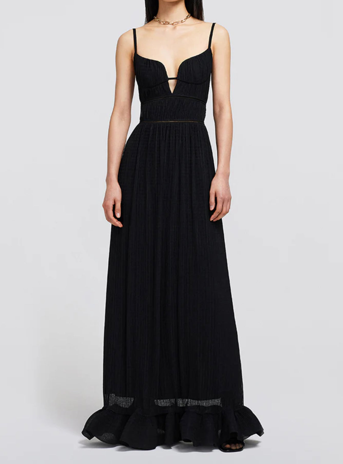 SIMKHAI The Maude Gown - Black