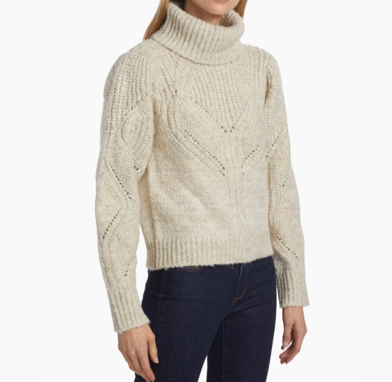 dh New York Marlee Dropstitch Sweater - Sea Salt