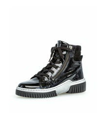 Gabor 93761-97 High Top Sneaker - Black Patent