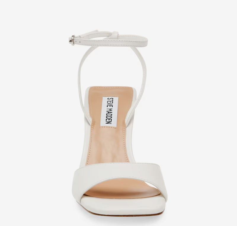 Steve Madden Rozlyn Ankle Strap Sandal - White