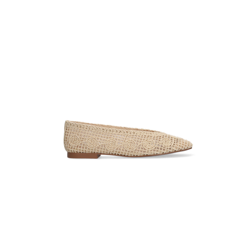 Bibi Lou Lenna Ballerina - Off White