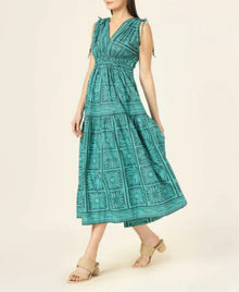 Omika Rosalita Midi Dress - Tashi Palm