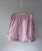 Heather Harlan Work Short - Pink/White Stripe
