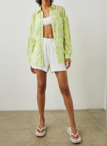 Rails Janae Shirt - Lime Plaid