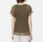 Bailey/44 Bonobo Sheer Knit Top - Palm