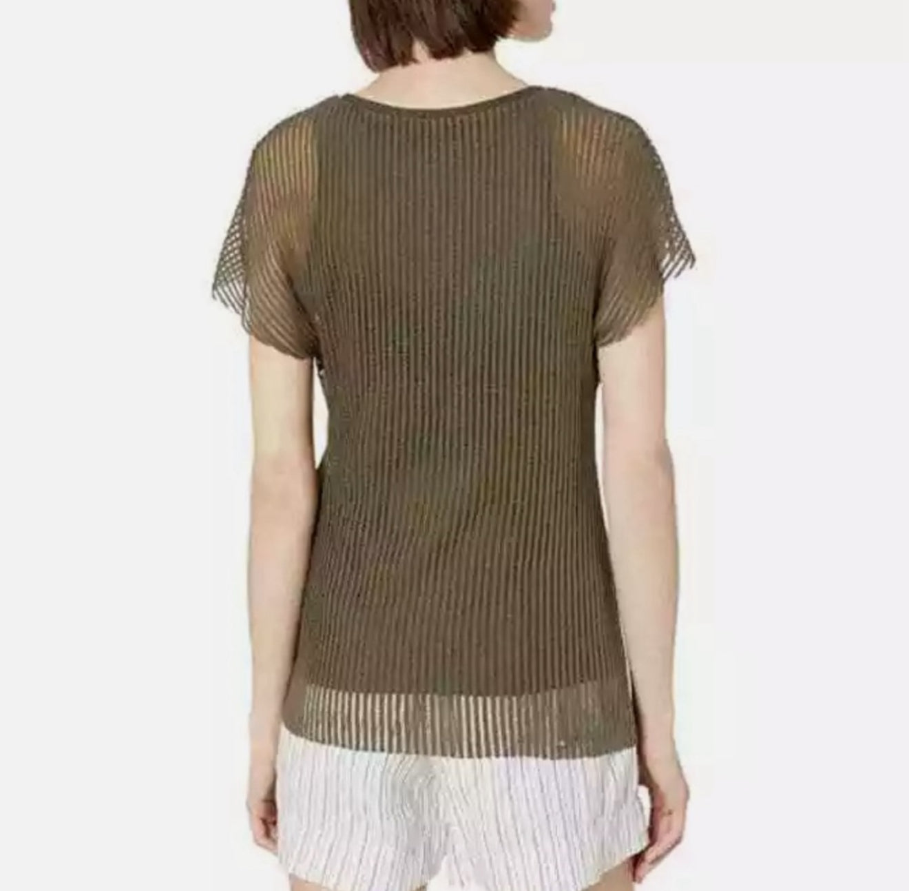 Bailey/44 Bonobo Sheer Knit Top - Palm