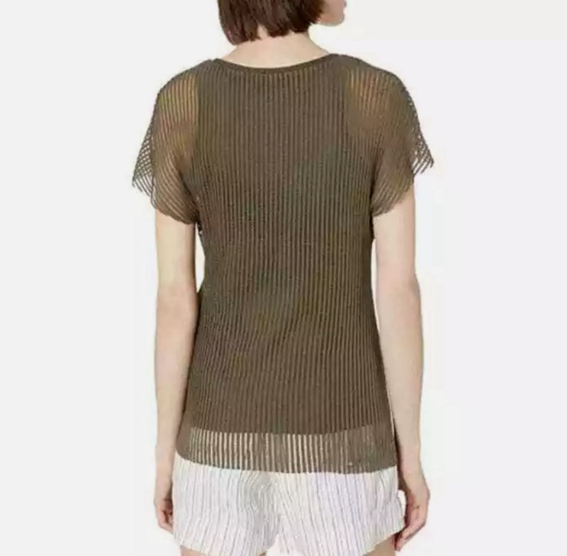 Bailey/44 Bonobo Sheer Knit Top - Palm