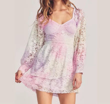 LoveShackFancy Alela Dress - Multi Tie Dye