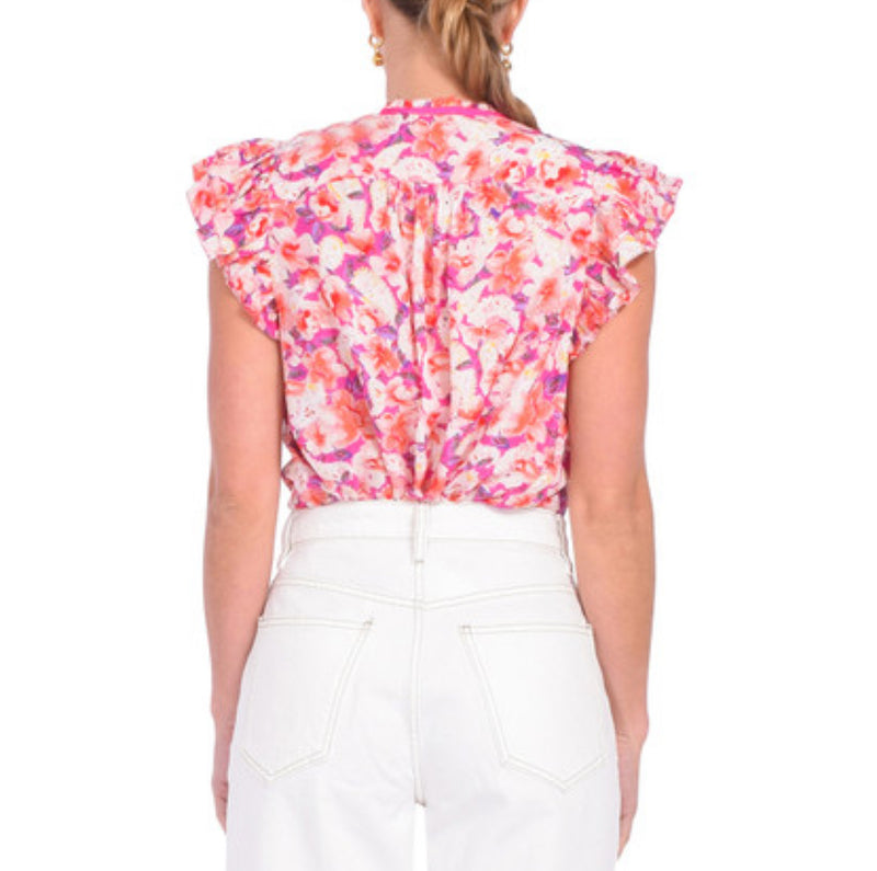 ba&sh Derick Top - Fuchsia