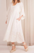 Hartford Woven Reggio Dress - White