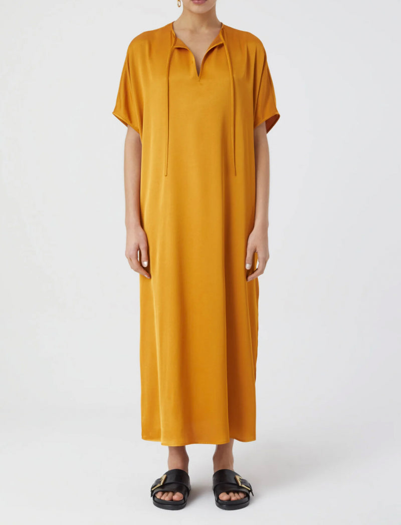 Closed Maxi Tunic Dress - Golden Cinnamon