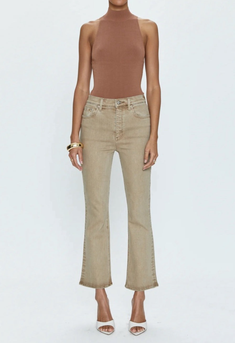 Pistola Lennon Crop - Mink Snow