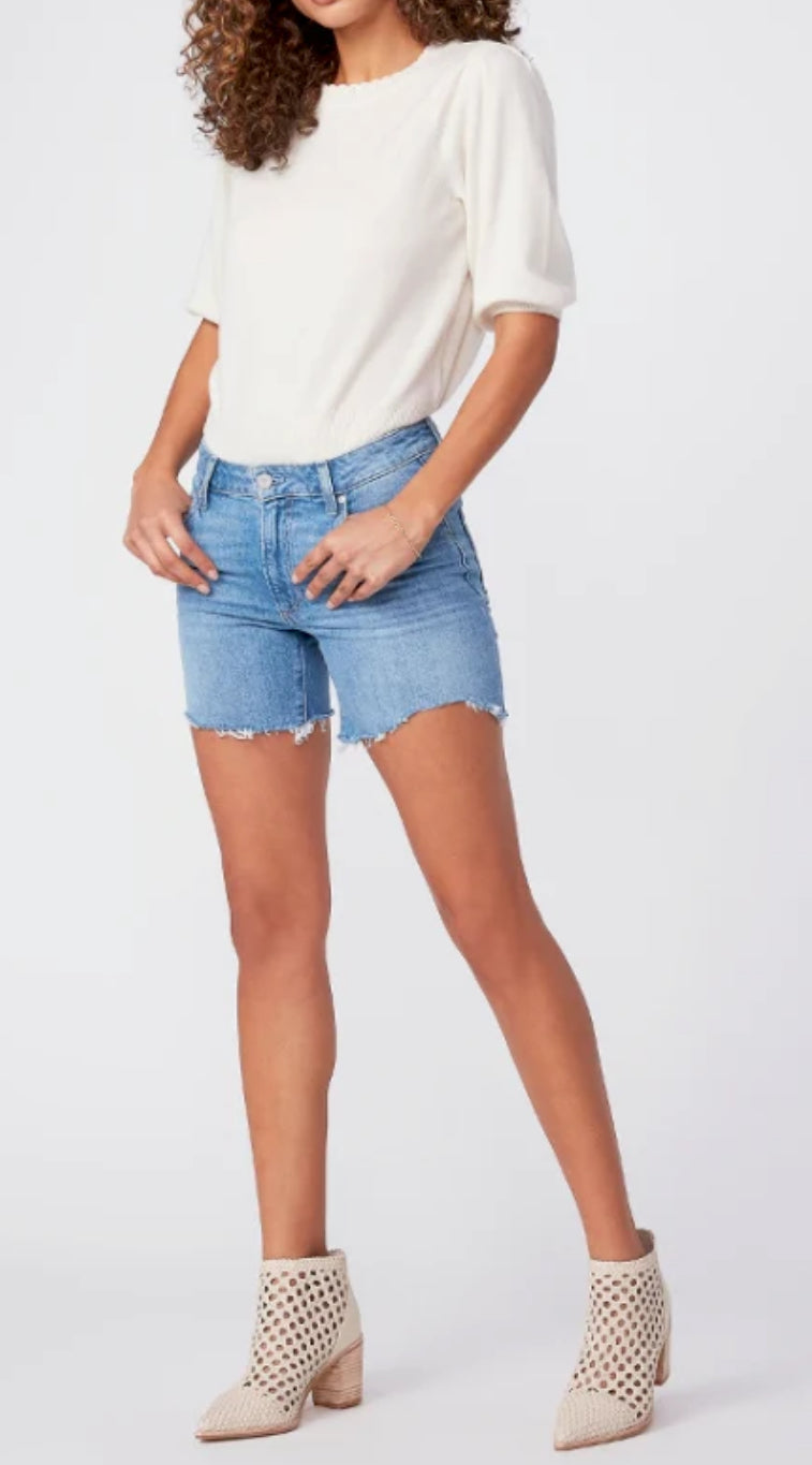 Paige Sarah Longline Denim Short - Rochelle