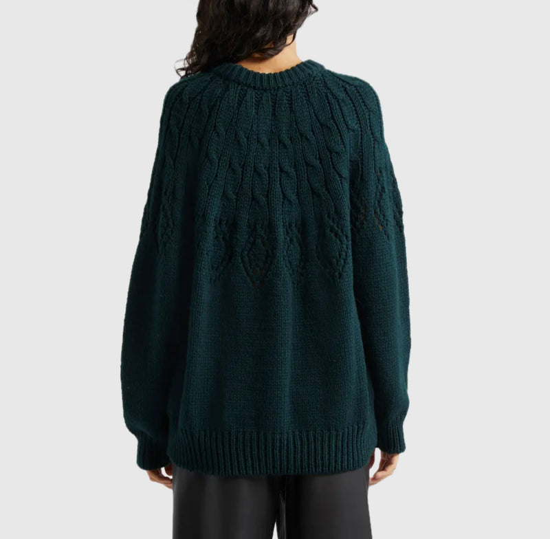A.L.C. Montie Sweater - Deep Emerald
